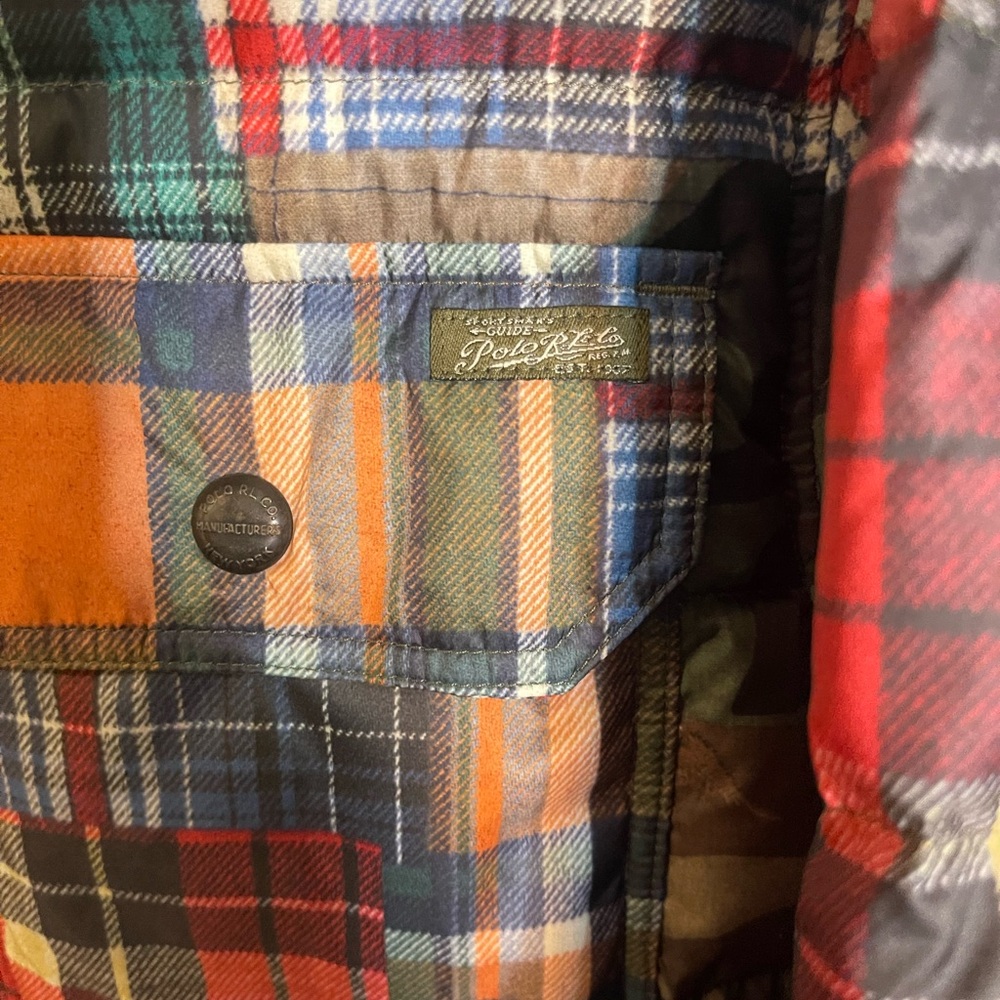 Polo Ralph Lauren patchwork puffer jacket. NWOT - Picture 4 of 11